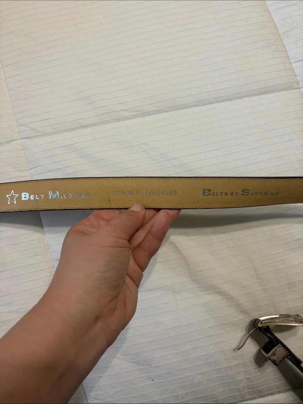 Vintage Belt Master by Sherman Leather Belt Star
